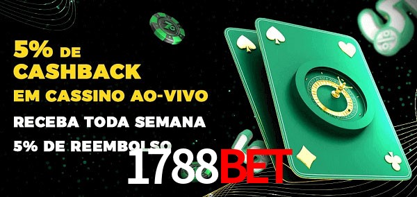 Promoções do cassino ao Vivo 1788bet